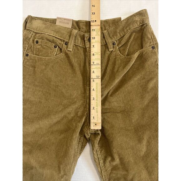Levi's Men's Low Pro Mid Rise Straight Leg Corduroy Tan Brown Jeans Size 27 X 30 - Picture 6 of 9